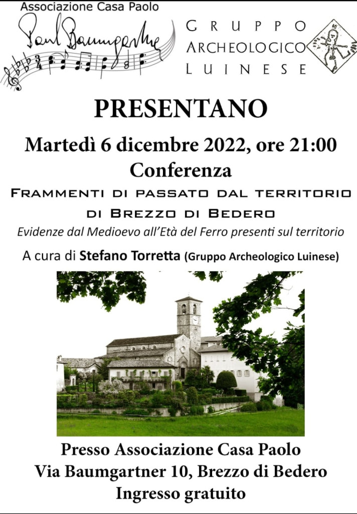 Frammenti di passato dal territorio di Brezzo di Bedero
